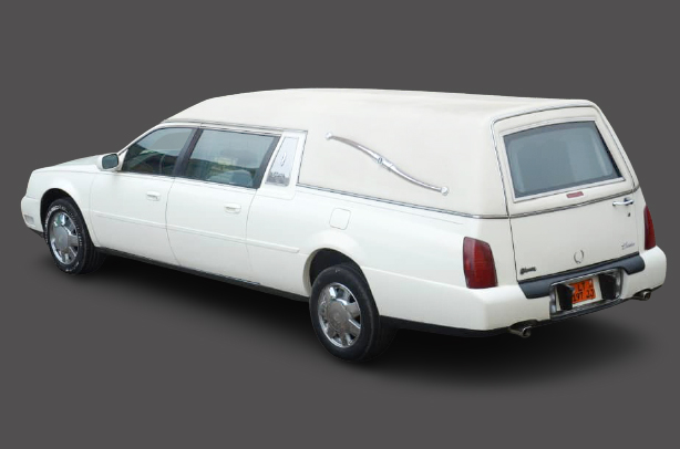 Corbillard Limousine blanche 5,5 mètres